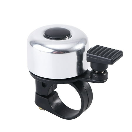 

HOMEMAXS Aluminum Alloy Handlebar Bell Bike Ring Ringer Road Bikes MTB Horns Cycling Bell Accessories (Silver)