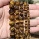 thumbnail image 4 of Cuentas de piedra natural de 4/6/8/10 mm, lava, amazonita, amatista, jade, cuentas redondas sueltas para hacer joyas, accesorios para pulseras DIY, 4 of 5
