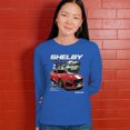 thumbnail image 4 of Ford Shelby Super Snake GT500 Women's Long Sleeve T-shirt American Mustang Cobra Racing, 4 of 7
