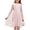 Light Pink, variant on Girls Mesh Dress Long Sleeve Tulle Sparkle Glitter Polka Dot Party Holiday Dresses Kids Clothes