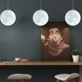 thumbnail image 3 of leyfeng Impresión 3D The Moon Droplight The Nordic Contracted Balcón Habitación infantil Candelabro Dormitorio Planet Orb, 3 of 7