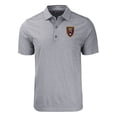 thumbnail image 2 of Men's-Cutter & Buck  Heather Gray Real Salt Lake Forge Eco Heather Stripe Stretch Recycled Polo, 2 of 3