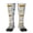 2 Black-2, variant on Hello Print Thigh High Socks Extra Long Stretchy Sock Women Over Knee High Opaque Stocking Daily Wear
