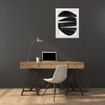 thumbnail image 3 of Urban Road 19x24 White Modern Wood Framed Museum Art Print Titled - Totem II, 3 of 4