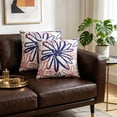 thumbnail image 4 of Outdoor Waterproof Pillow Covers 18X18 Set of 2 Floral Throw Pillow Covers Waterproof Patio Cushion Covers for Outdoor Furniture, 4 of 6