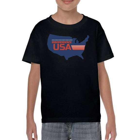 Independence Day Country T-Shirt Juniors -Image by Shutterstock, Large