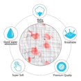 thumbnail image 3 of Washcloth fabric Baby muslin diapers Burp cloths baby towels, 3 of 5