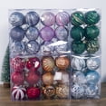 thumbnail image 3 of Maynos 12Pcs/set Mini Christmas Balls Ornaments, Small Shatterproof Christmas Baubles for Xmas Christmas Tree, Hanging Ball for Holiday Wedding Party Decoration, 3 of 7