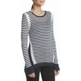 thumbnail image 3 of G.H. Bass & Co. Womens Colorblocked Stripe Pullover Sweater, Blue, X-Large, 3 of 3