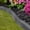 Gray, variant on GroundSmart SmartLoc Ripple Edge Landscape Edging, 2' Black Rubber Garden Edging Border, 6 pack