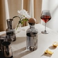 thumbnail image 2 of Thyme & Table 23 fl oz Angled Wine Glass, Smoke Finish, 2 of 4