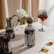 Thyme & Table Carafe with Rubber Wood Stopper