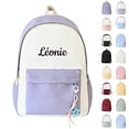 thumbnail image 2 of jiaxiM School Backpacks Custom Printed Name Lightweight Mini School Bag for Ages 3rd 4th 5th 6th, Primary School, Park, Outdoor Walk, 2 of 9
