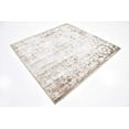 thumbnail image 2 of Unique Loom Sofia Collection Area Traditional Vintage Rug, French Inspired Perfect for All Home Décor, 6 Feet, Brown/Tan, 2 of 5