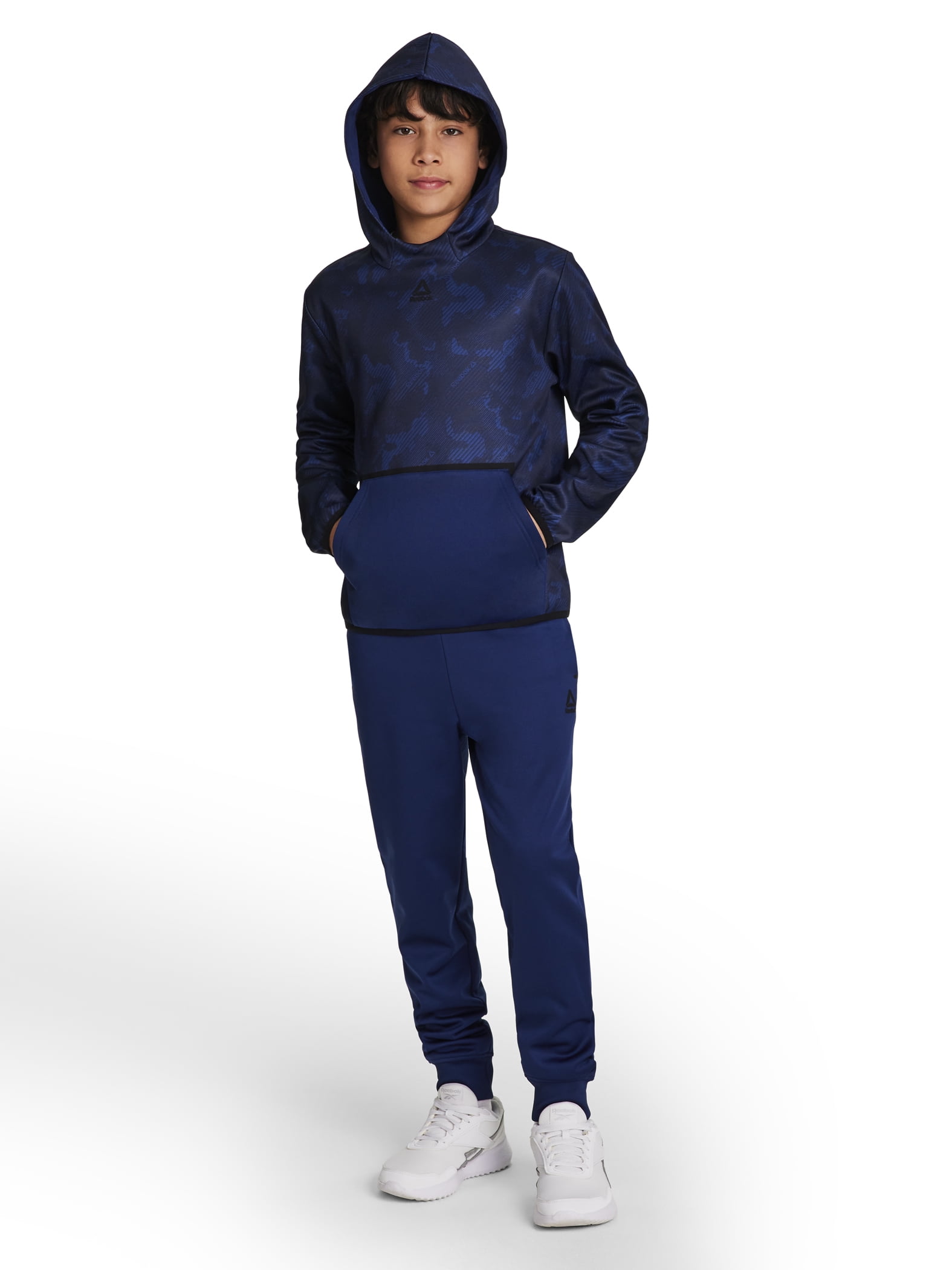 Reebok Boy's Athletic Cool Down Fleece Hoodie, Sizes 4-18