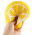 thumbnail image 5 of Fridja Squishy Half Fresh Lemon Slow Rising Key Chains Stress Fruit Ballchain Charm Toy, 5 of 5