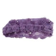 thumbnail image 3 of Unique Bargains 1 Pc Headband Faux Pearl Lace Wide Hairband for Women Purple, 3 of 5