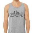 thumbnail image 2 of Skyline Cleveland Ohio Tank Top Unisex 2X-Large Grey, 2 of 5