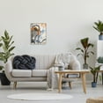 thumbnail image 3 of Stupell Industries Zebra with Headphones Animals & Insects Painting Gray Framed Art Print Wall Art, 16 x 20, 3 of 9