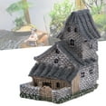 thumbnail image 1 of GXSR Moss Fairy Miniature Fairy Garden Stone House Statue Home Decoration Outdoor Decor, 1 of 8