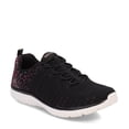thumbnail image 2 of Zapatilla Skechers Virtue para mujer, espuma viscoelástica 8.5, color negro y rosa, 2 of 8