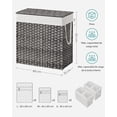 thumbnail image 5 of SONGMICS Cesto de Ropa Sucia con Tapa Extraíble y Bolsa Lavable 130 L, 5 of 5