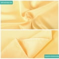 thumbnail image 3 of Flxxie Satin Pillowcases with Hidden Zipper for Hair and Skin, Breathable Cooling Pillow Cases, Yellow, King 20"X36", 2 Pack, 3 of 6