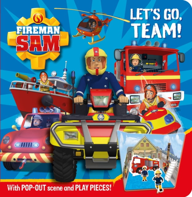 Fireman Sam: Let's Go Team! Pop-out Play Book (Fireman Sam Board Book) (Board book) - Walmart.com