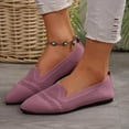 thumbnail image 2 of Miluxas Women's Ballet Flat Dressy Casual Knit Shoes Round Toe Women Mesh Flats, 2 of 6