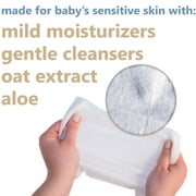 Aveeno Baby Hand & Face Cleansing Wipes, Oat Extract, Fragrance Free, 25 ct