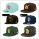 thumbnail image 2 of 9 Estilo San Diego Padres Gorra De Béisbol Sombrero De Ala Plana Hip Hop Coreano Ajustable Sol, 2 of 4