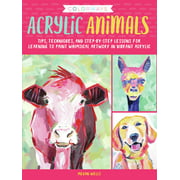Walter Foster Creative Books-Colorways Acrylic Animals