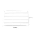 thumbnail image 2 of OUNONA 2-Pack White Wire Freezer Shelf Rack with Iron Construction and Ventilated Airflow Design for Organized Storage, 2 of 8