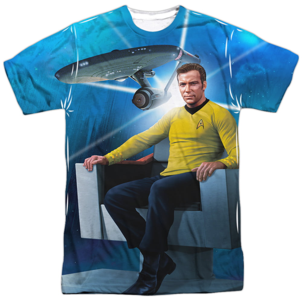 Star Trek Kirk SHIP FOR MY CAPTAIN 2-Sided All Over Print Poly T-Shirt 