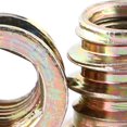 thumbnail image 2 of M Buder Tuercas De Inserción Para Madera Acero Al Carbono Galvanizado Cabeza Hexagonal Fijación Muebles Carpintería Conector Roscado Resistente Al Óxido Talla M8*13mm Paquete 20 Piezas, 2 of 9
