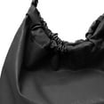 thumbnail image 3 of Women Fashion Chain Strap Single Shoulder Bag Ruched Large Capacity Bag for Commuting Shopping Black Free Size, 3 of 8
