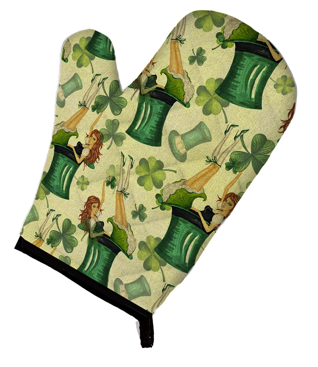 st patricks day oven mitt