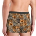 thumbnail image 4 of Men's Boxer Briefs, Fox tiger Pattern Soft Comfy Mens Underwear Boxer Briefs Breathable With Widen Waist, 4 of 7
