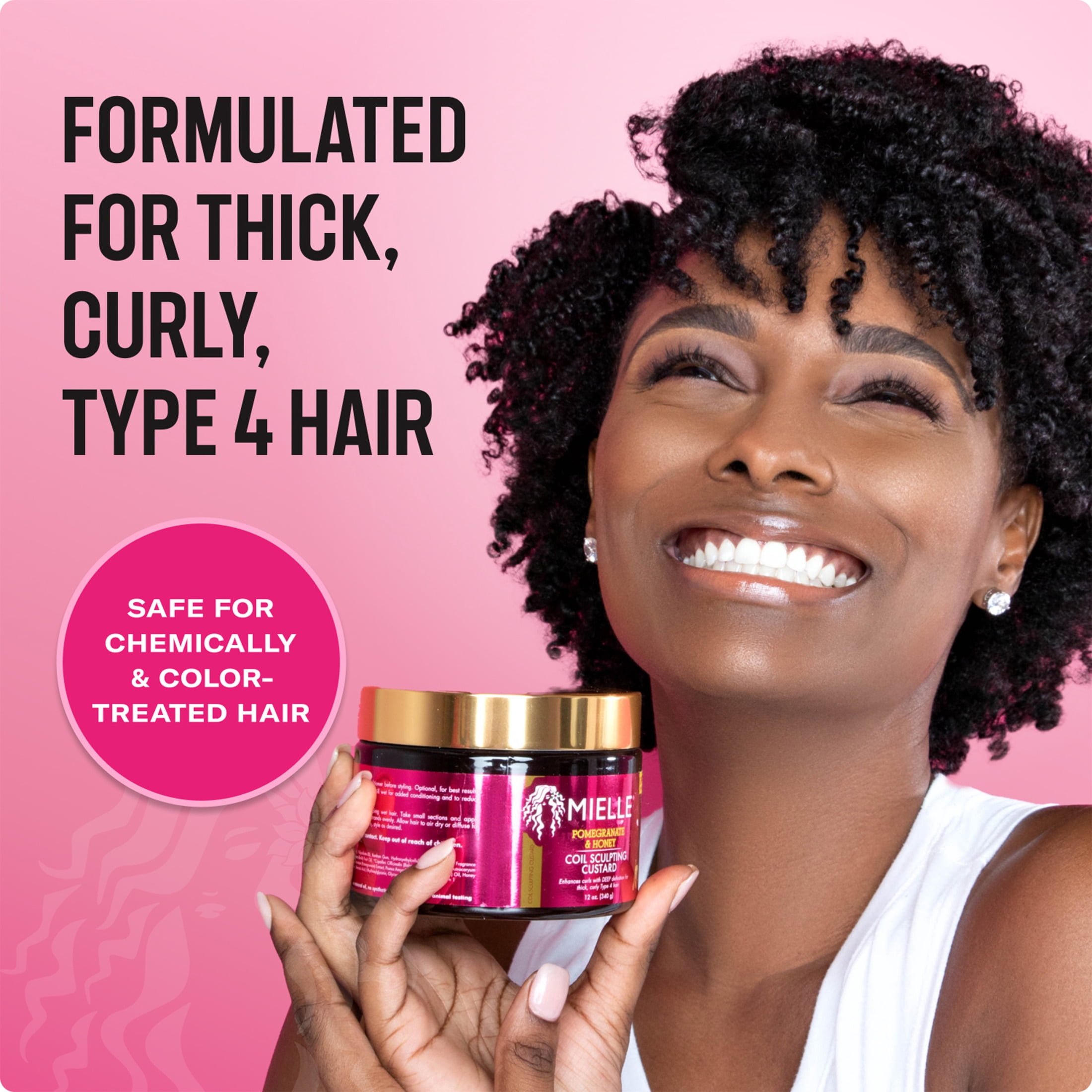 Mielle Pomegranate and Honey Coil Sculpting Custard - 12 oz