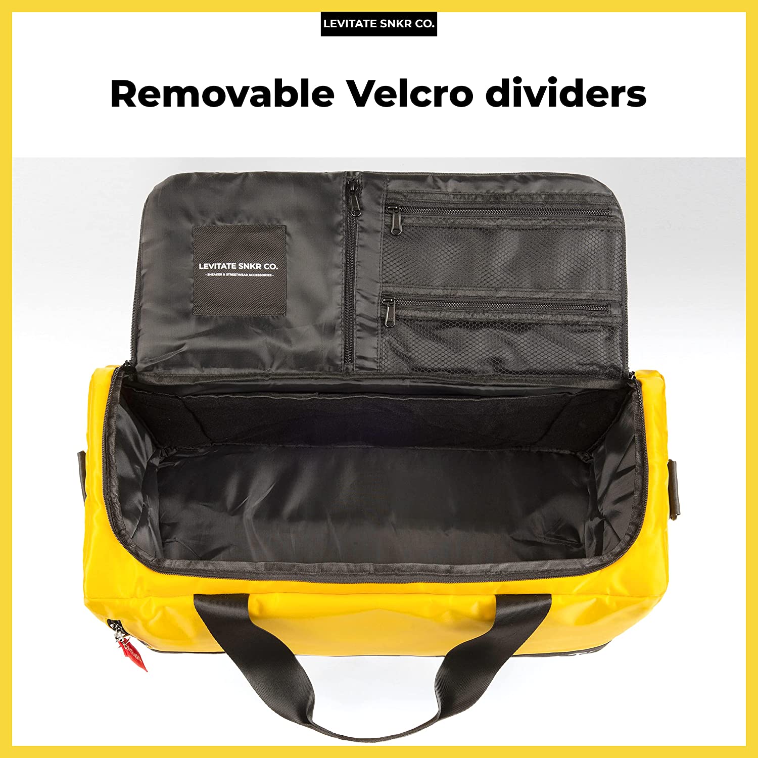 duffle bag with dividers
