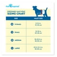 thumbnail image 2 of 32ct Paw Inspired Disposable Male Dog Wraps, Belly Bands for Male Dogs (Small), 2 of 4