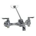 thumbnail image 3 of American Standard Exposed Yoke Wall Mount 2-Handle Utility Faucet with Top Brace and Metal Lever in Polished Chrome, 3 of 3