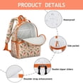 thumbnail image 4 of Purple Boho Tribal Floral and Mandalas Pattern Backpack for School,Cute School Bag,Schoolbag with Adjustable Shoulder Straps & Padded Back,15.25"x11.5"x5.25", 4 of 5