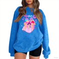 thumbnail image 2 of Moonsky Sudadera pop Demon Hun/er, sudadera Huntrix con cuello redondo, jersey de manga larga para mujer y hombre, ropa de calle, moda urbana (Azul 2XL), 2 of 5
