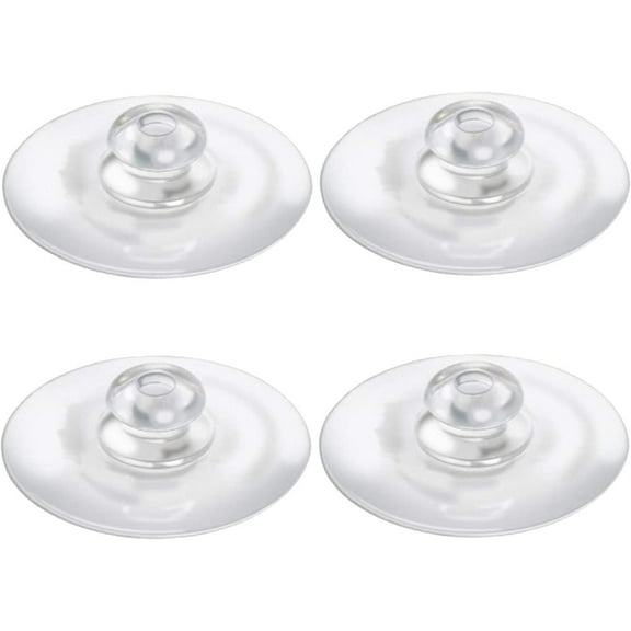 Replacement Suction Cups (4-Pack) - 2 Inch Diameter Heavy Duty Suction Cup for Window Bird Feeders by - Awesome for Shower, Kitchen Sink Caddy Suction Cup