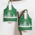 thumbnail image 2 of Vsdgher Christmas Green Print canvas Tote Bag, Lightweight Cloth Bags, Suitable for shopping, groceries, travel, 2 of 4