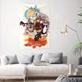 thumbnail image 2 of Tapiz de Looney Tunes para hombre, dormitorio de niños, sala de estar, decoración de pared del dormitorio, 2 of 8