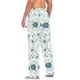 thumbnail image 6 of Indian Print joogoo Men's Pajama Pants Cotton Long Sleepwear Lounge Pants M, 6 of 7