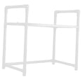 thumbnail image 3 of jifeng Microwave Oven Storage Rack Household Sturdy Counter Storage Organizer Shelf 1 Tier Black, 3 of 9