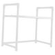 thumbnail image 3 of Estante organizador de mostrador para microondas, soporte de almacenamiento de cocina, organizador de escritorio, 1 nivel negro, 3 of 9